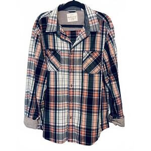 Weatherproof Vintage Men's XXL Plaid Casual Shirt.